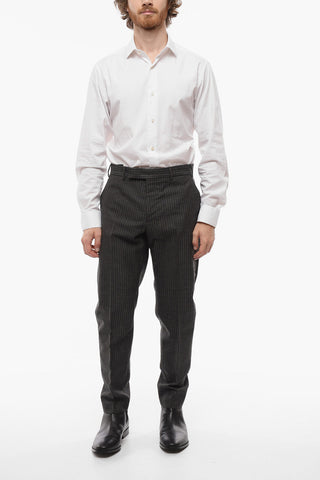EDGE Pinstriped Wool Rebel Fit Pants