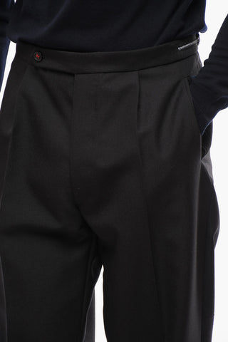 Pantaloni Regular Fit a 1 Pince in Lana
