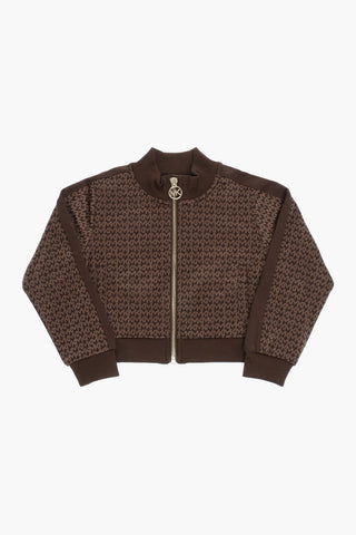 All-Over Embroidered Logo sweatshirt