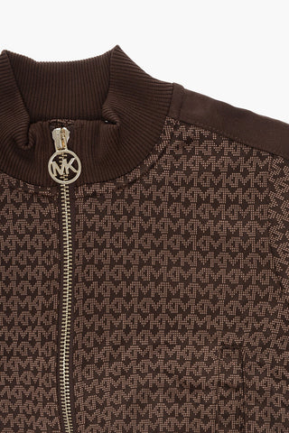 All-Over Embroidered Logo sweatshirt