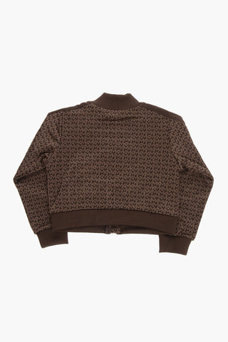 All-Over Embroidered Logo sweatshirt