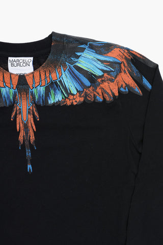 Long Sleeve TRAVEL Crew-Neck T-shirt with Print