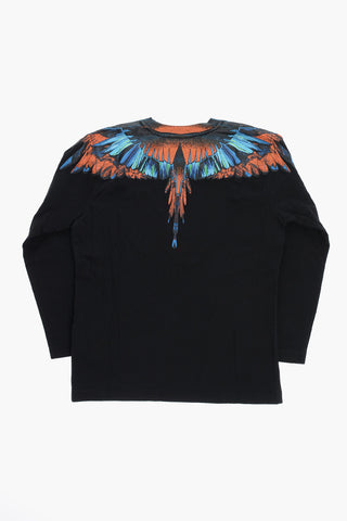 Long Sleeve TRAVEL Crew-Neck T-shirt with Print
