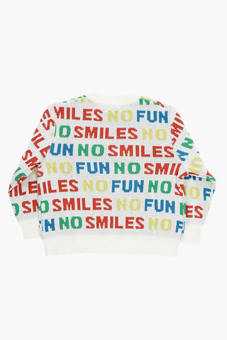 Crew-neck Sweater with All-Over Embroideries
