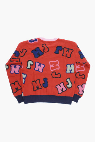 Crew-neck Sweater with Lurex Details