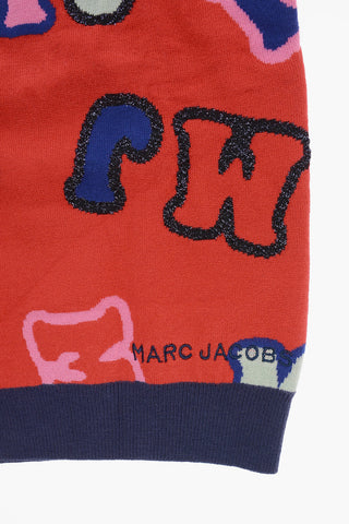 Crew-neck Sweater with Lurex Details