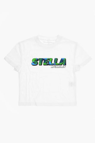 T-Shirt Girocollo con Logo Stampato