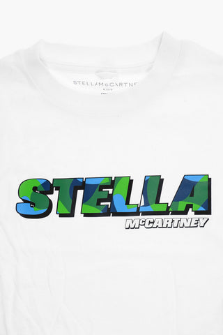 T-Shirt Girocollo con Logo Stampato