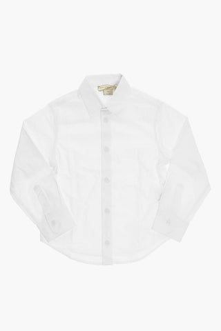 Solid Color Poplin Cotton Shirt