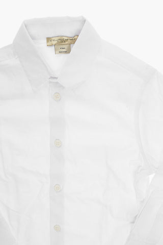 Solid Color Poplin Cotton Shirt