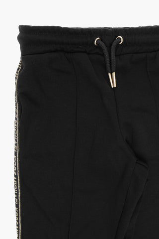 MICHAEL Pantaloni in Tinta Unita con Banda Laterale Logata