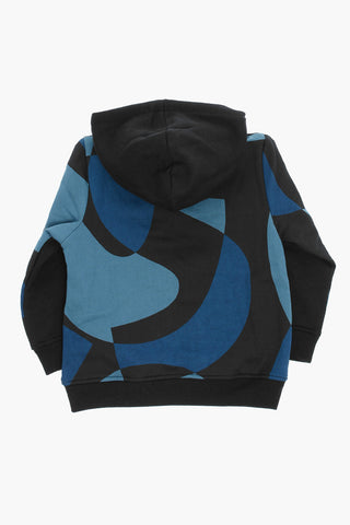 Felpa Hoodie in Cotone Felpato