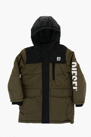 RED TAG Two-Tone Rip Stop Checked JBILLS Padded Jacket