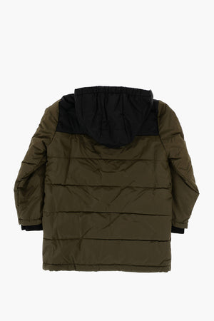 RED TAG Two-Tone Rip Stop Checked JBILLS Padded Jacket