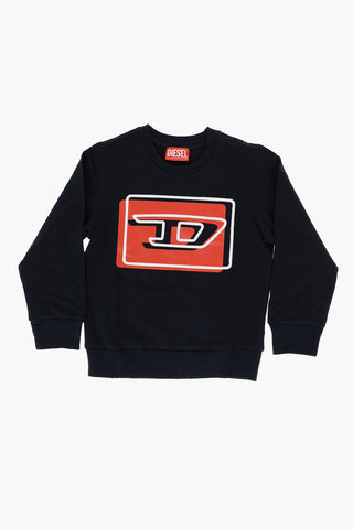 RED TAG Brushed Cotton SDASI Crew-neck Sweatshirt with Front Print