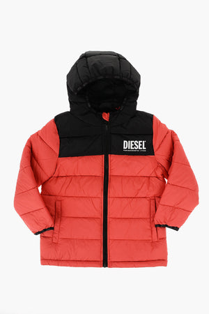 RED TAG Two-Tone Padded JLOLS Jacket with Hood