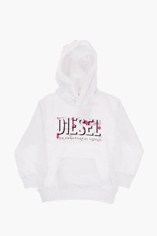 RED TAG Brushed Cotton SBUL OVER Hoodie with Printed Logo