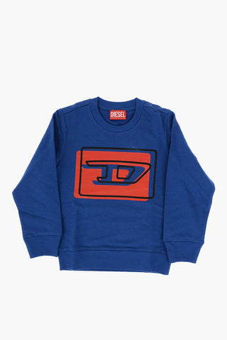 RED TAG Brushed Cotton SDASI Crew-neck Sweatshirt with Front Print