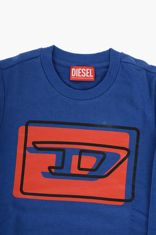 RED TAG Brushed Cotton SDASI Crew-neck Sweatshirt with Front Print