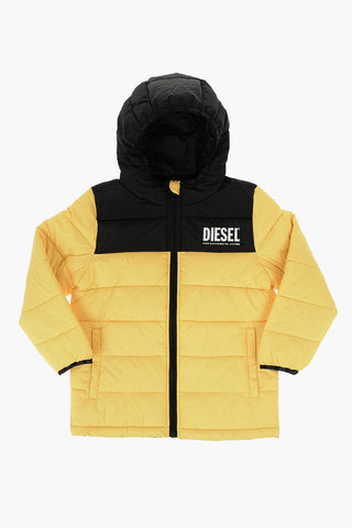 RED TAG Two-Tone Padded JLOLS Jacket with Hood