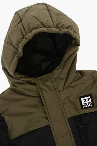 RED TAG Two-Tone Rip Stop Checked JBILLS Padded Jacket