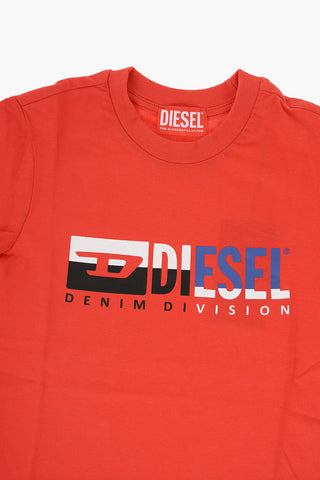 RED TAG T-Shirt Girocollo TADON in Tinta Unita con Logo Stampato