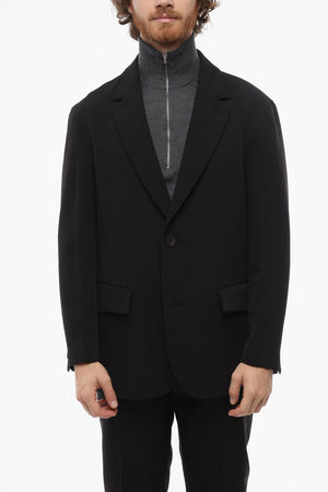 giacca a 2 bottoni GALATINA uno spacco revers classico e tasca con aletta