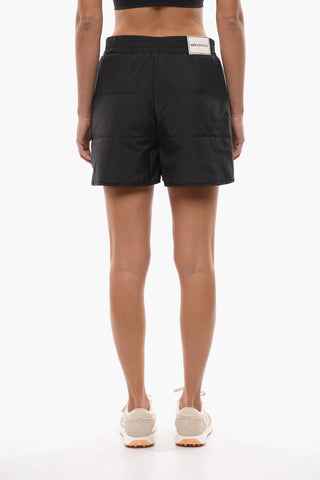 Padded EMILIA Shorts with Golden Zip