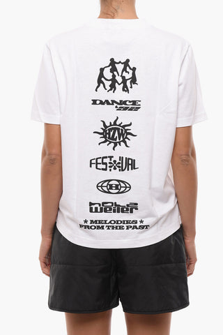 Crewneck T-Shirt KJERAG LOGOS Printed on the Back