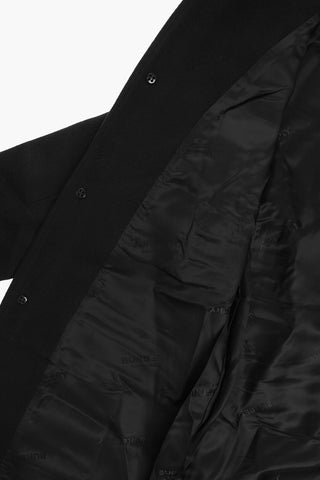 Cashmere NIKO Coat with Logoed Wool Trims