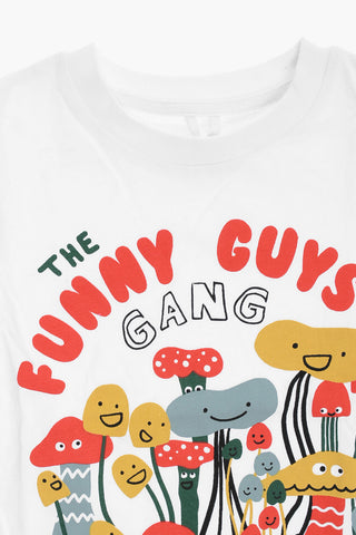 Printed long Sleeve Crew-Neck T-shirt