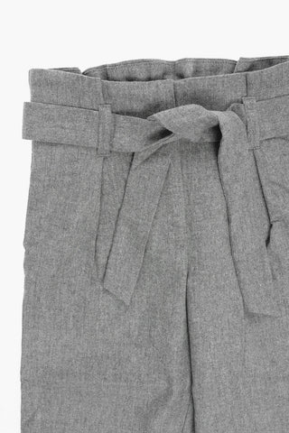 High Waist Pants with Belt