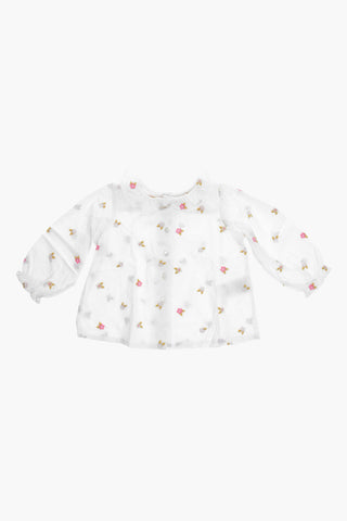 Camicia Con ricamo Floreale
