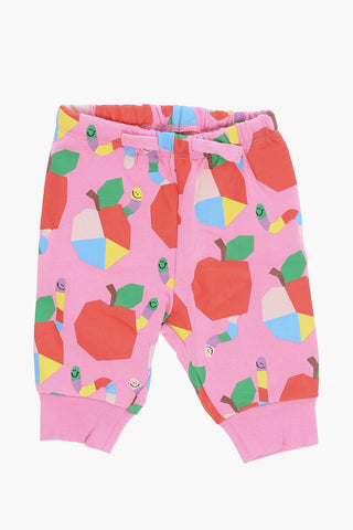 Fleeced Cotton Sweatshirt and Joggers Set