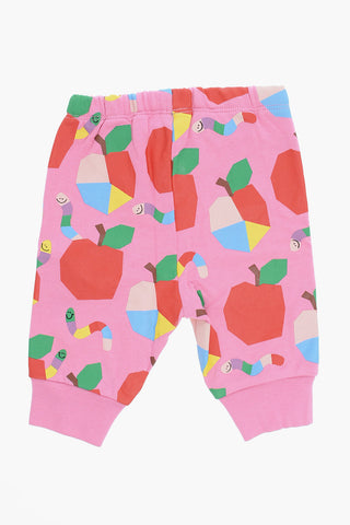 Fleeced Cotton Sweatshirt and Joggers Set