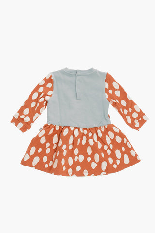 Printed Long Sleeve Dress