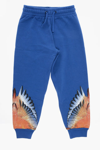 Joggers in Cotone Felpato Stampati