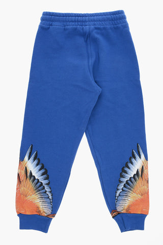 Joggers in Cotone Felpato Stampati
