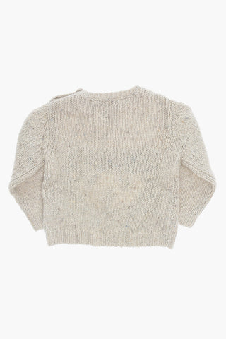 Maglia Girocollo Con Orsacchiotto