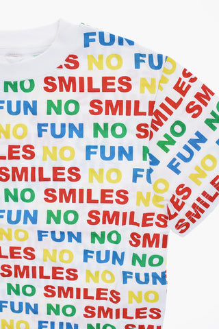 T-Shirt Girocollo con Stampa All-Over