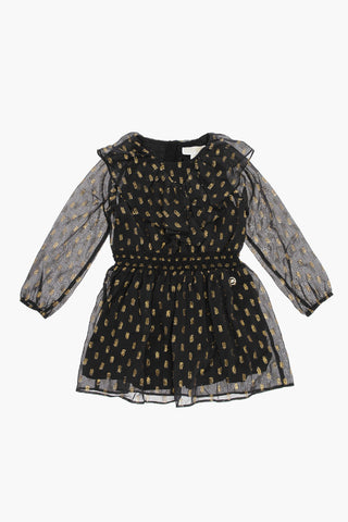 Vestito in Lurex con Ruffle