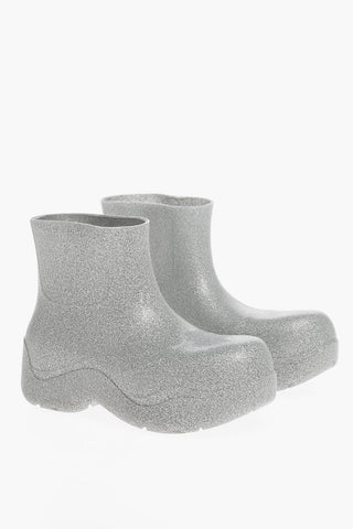 Stivaletti THE PUDDLE in Gomma Effetto Glitter