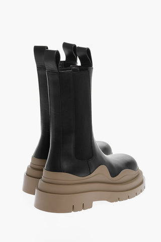 Contrasting Sole TIRE Chelsea Boots