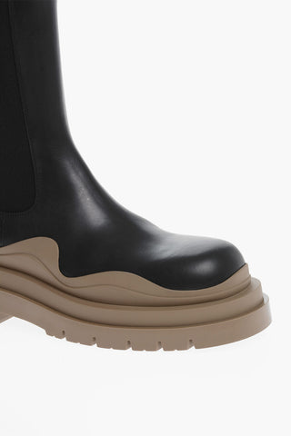 Contrasting Sole TIRE Chelsea Boots