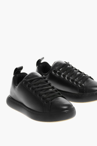 Padded Leather TENNIS Low-top Sneakers