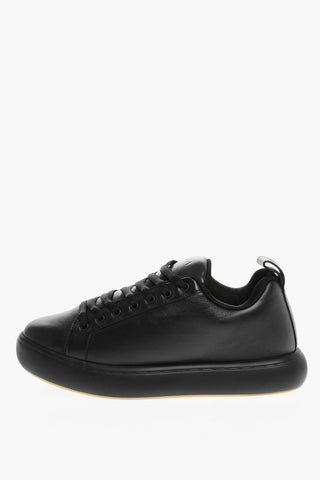 Padded Leather TENNIS Low-top Sneakers