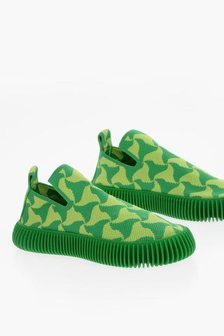 Sneakers Slip On WAVY con Motivo Geometrico