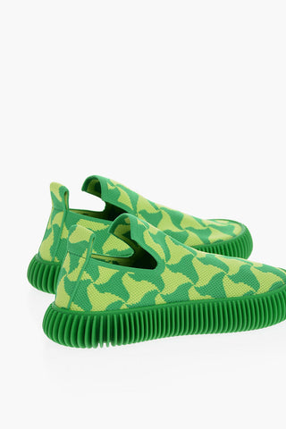 Sneakers Slip On WAVY con Motivo Geometrico