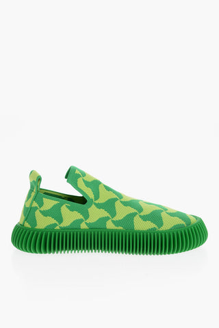 Sneakers Slip On WAVY con Motivo Geometrico