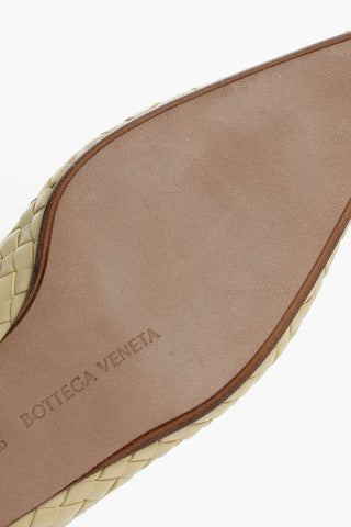 Point Toe LAGOON Woven Leather Ballet Flats